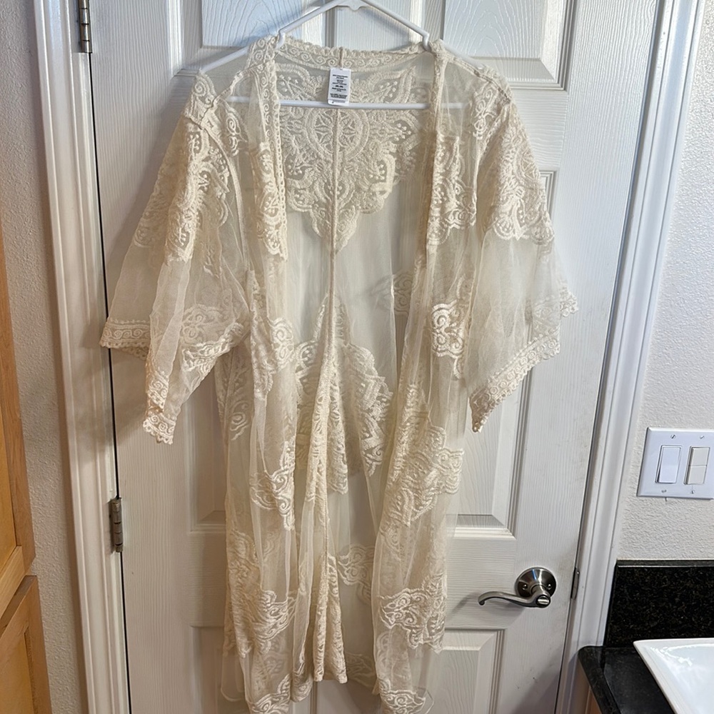 Lace Duster Shawl